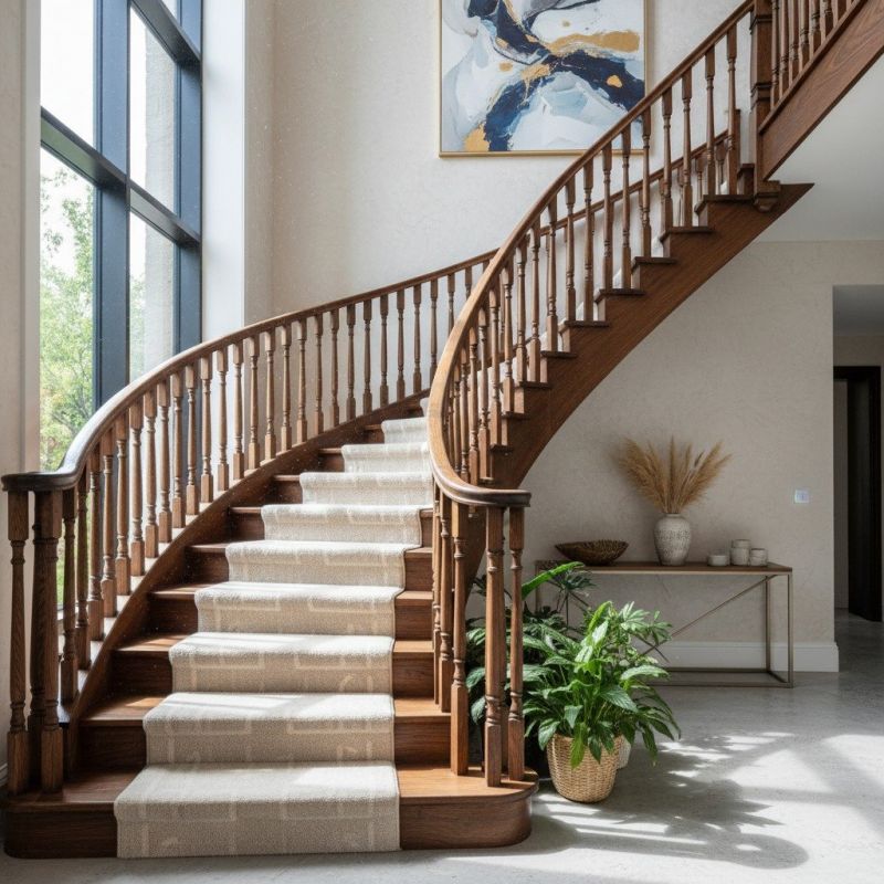 Stair Runner Installation