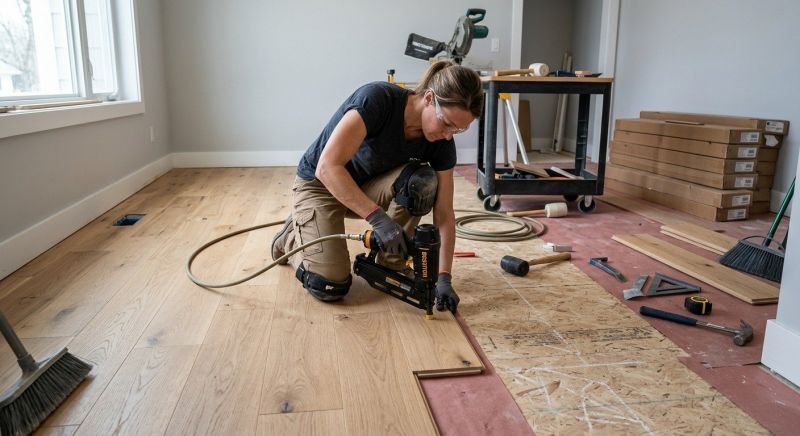 Hardwood Floor Installation in Austin, TX