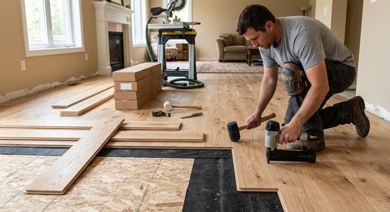 Hardwood Floor Installation in Austin, TX