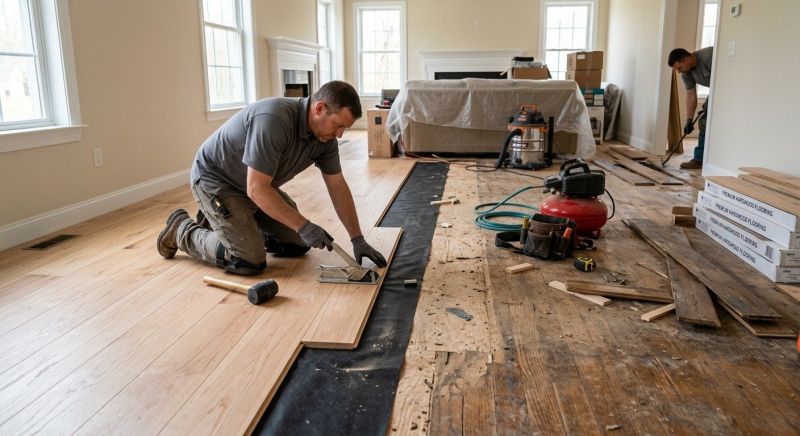 Hardwood Floor Installation in Fort Worth, TX