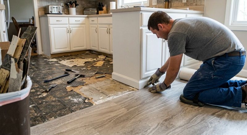 Linoleum Floor Installation in Austin, TX