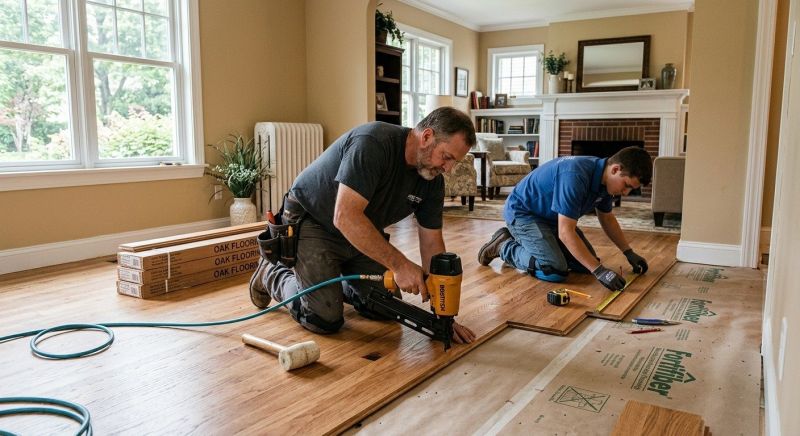 Oak Floor Installation in Phoenix, AZ