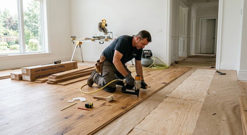 Oak Floor Installation in San Antonio, TX