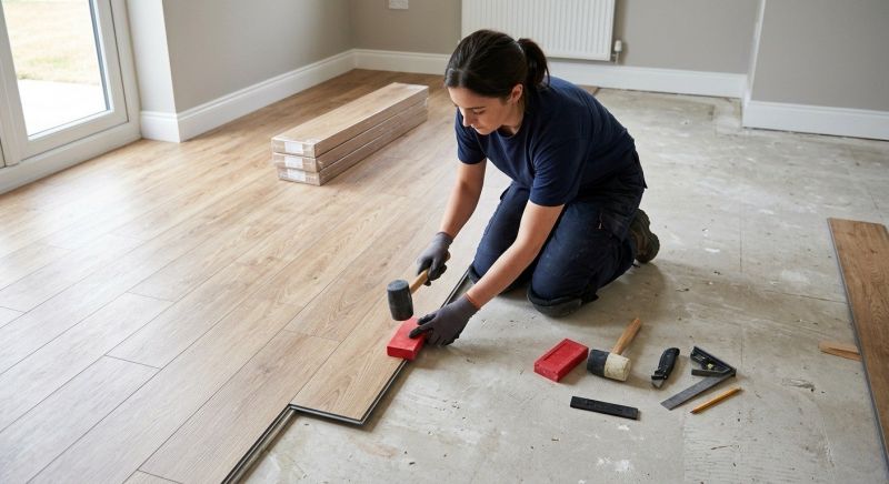 Vinyl Plank Floor Installation in Manassas, VA