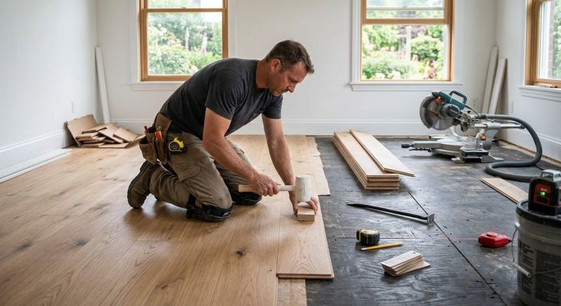 Walnut Flooring Installation in Austin, TX