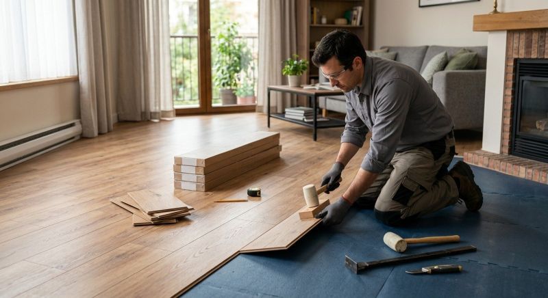 Wood Laminate Installation in Roseville, CA
