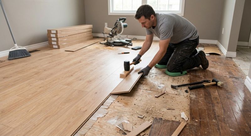 Wood Laminate Installation in Roseville, CA